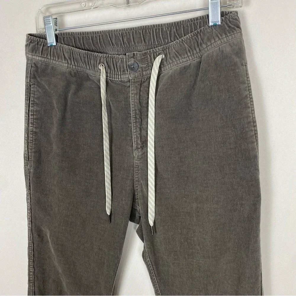 Vuori Optimist Corduroy Cotton Pants Grey Size Small‎